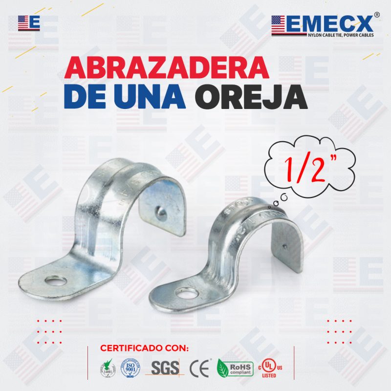 ABRAZADERA 1 OREJA 1/2"