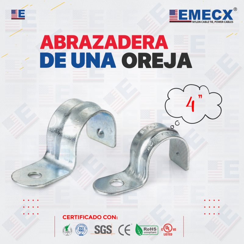 ABRAZADERA 1 OREJA 4"