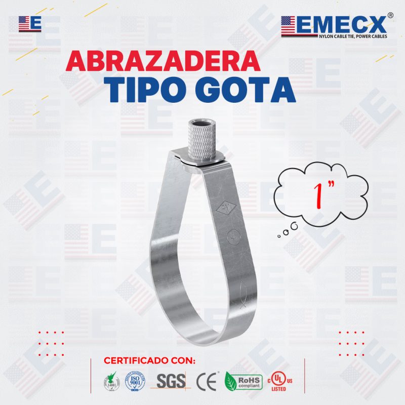 ABRAZADERA TIPO GOTA 1"