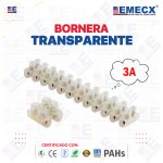 BORNERA TRANSPARENTE 3A 4MM