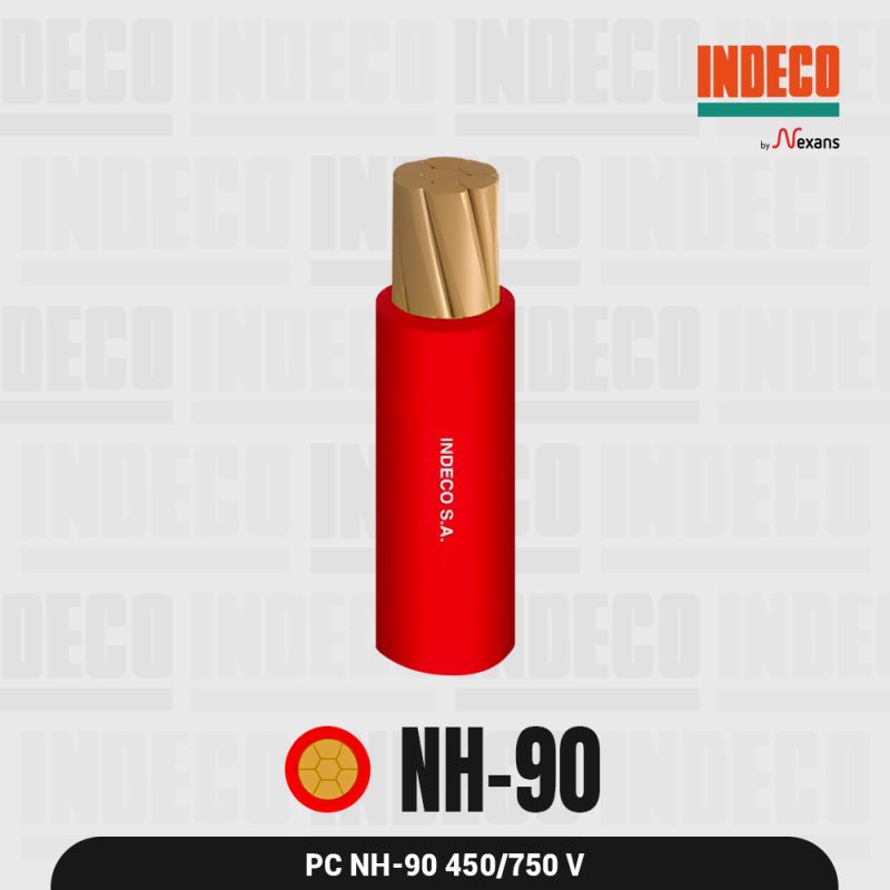Cable NH-90 rojo LSZH - INDECO