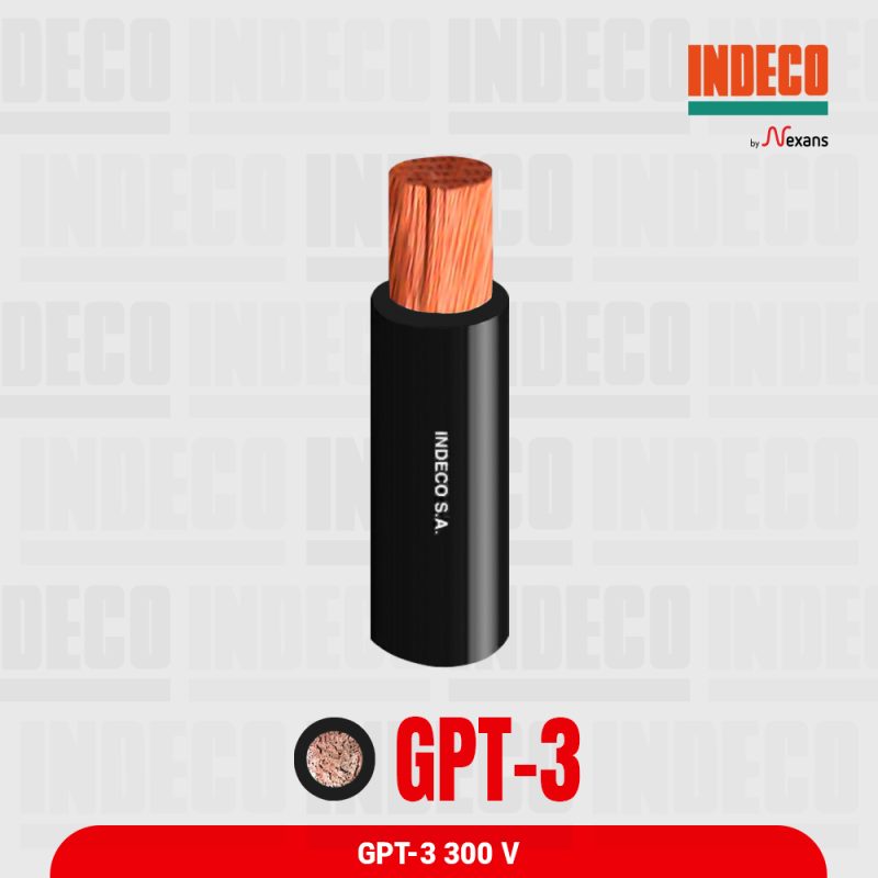 Cable automotriz GPT negro - INDECO