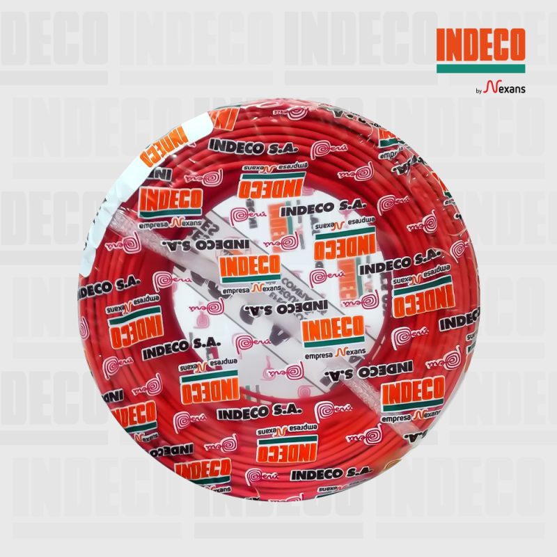 Rollo de cable automotriz GPT rojo - INDECO