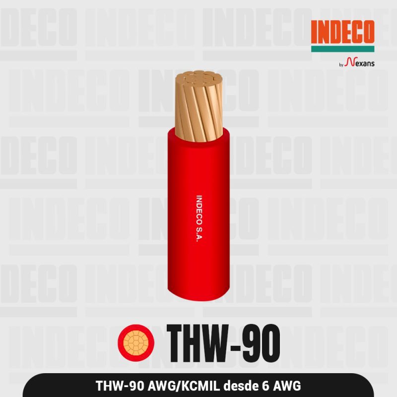 CABLE THW-90 - ROJO