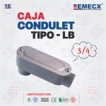 CAJA CONDULET TIPO-LB 3/4"
