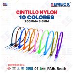 CINTILLO 200X3.6mm 10 COLORES