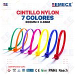 CINTILLO 200X3.6mm 7 COLORES