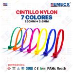 CINTILLO 250X3.6mm 7 COLORES