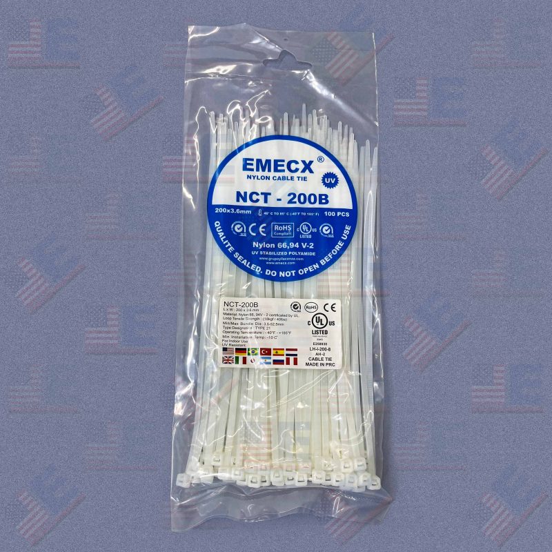 CINTILLO 200X3.6mm BLANCO