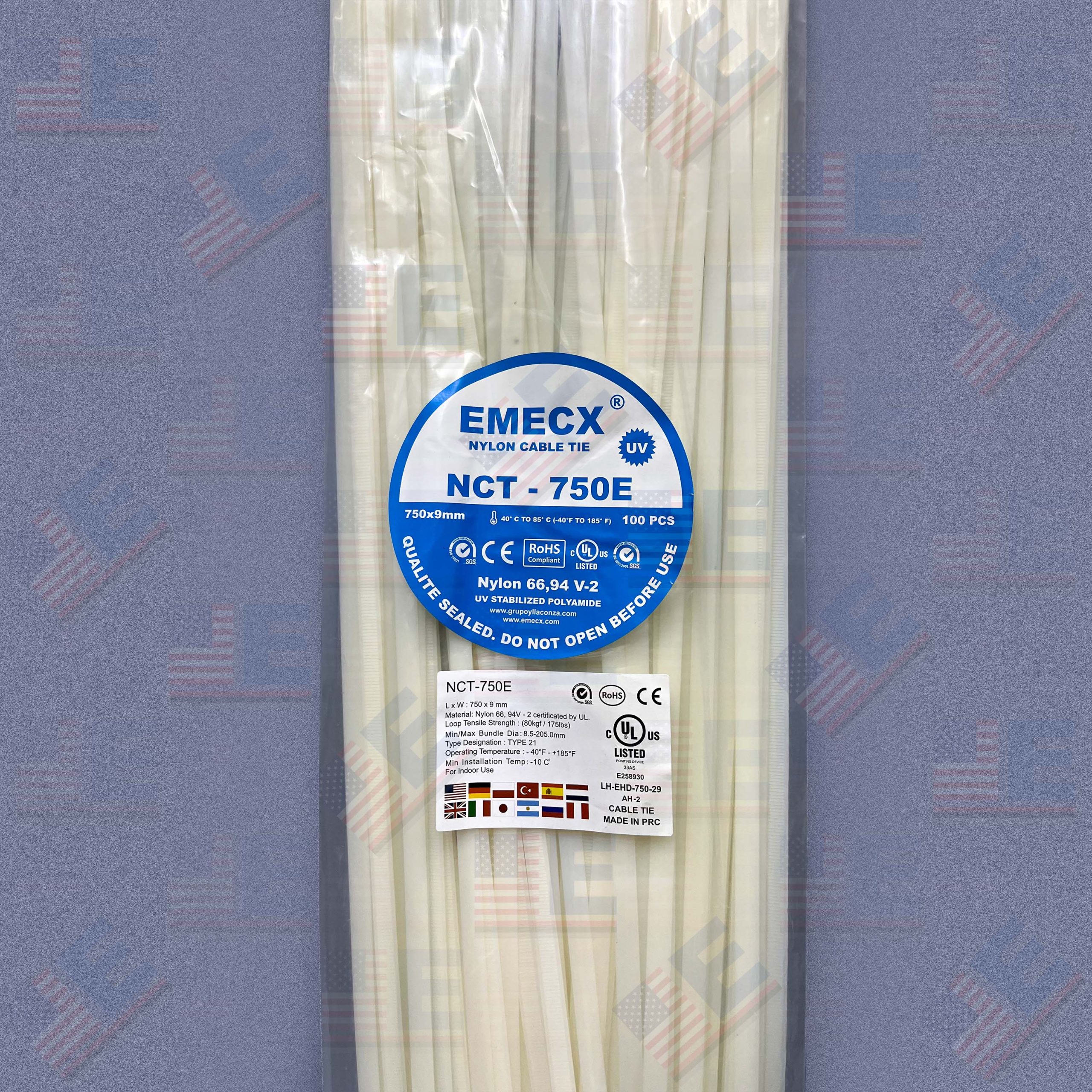 CINTILLO BLANCO 750 X 9MM - NYLON CINTILLO 750X9mm BLANCO