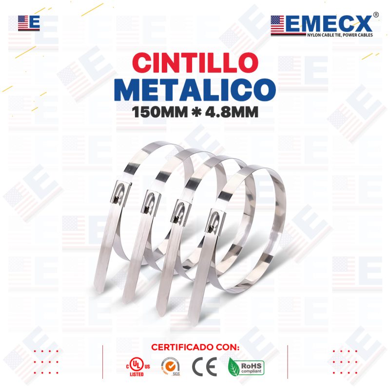 CINTILLO METALICO 150X4.8mm