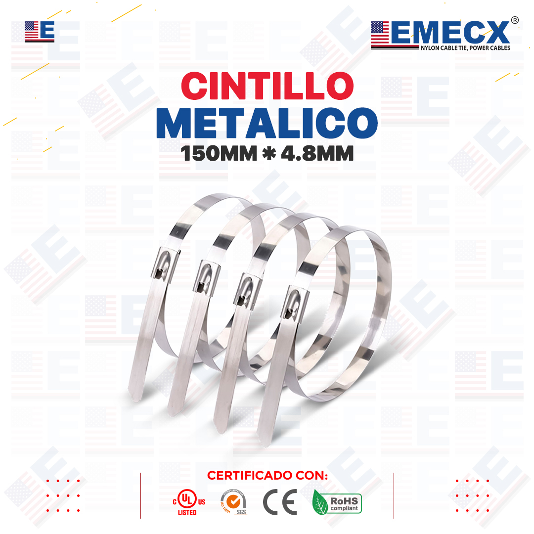 CINTILLO METALICO 150MM X 4.8MM CINTILLO METALICO 150X4.8mm