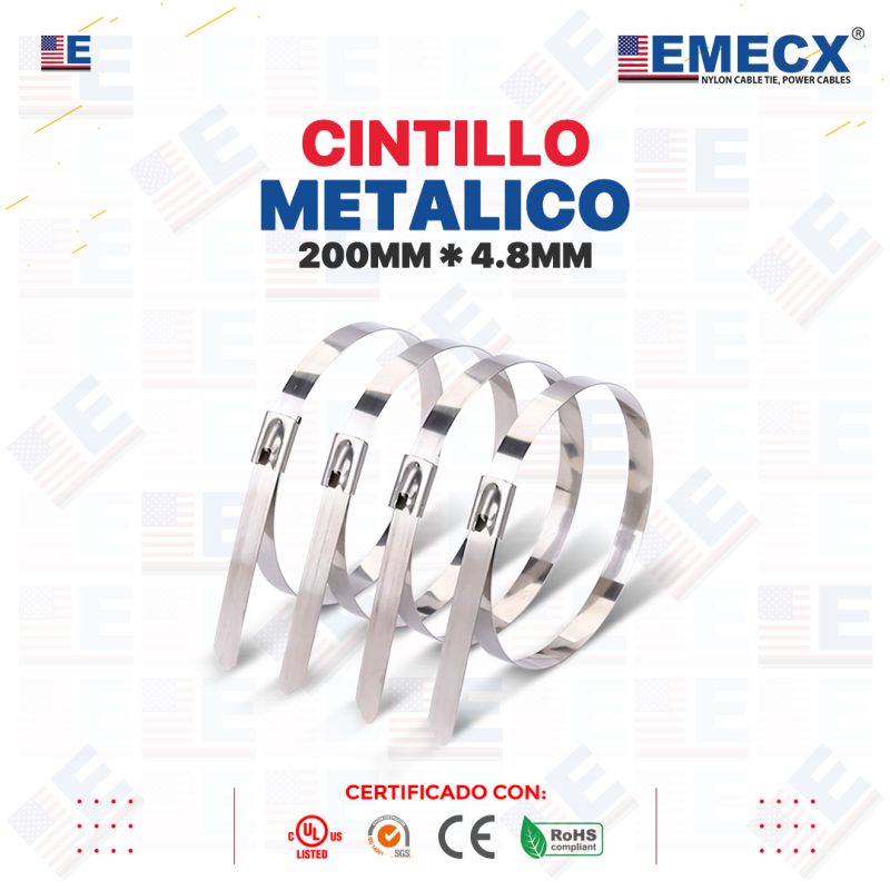 CINTILLO METALICO 200X4.8mm