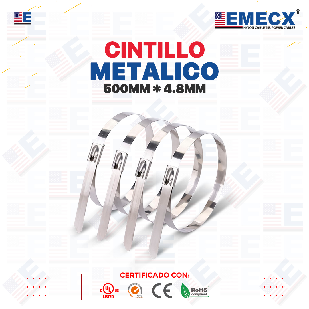 CINTILLO METALICO 500MM X 4.8MM CINTILLO METALICO 500X4.8mm