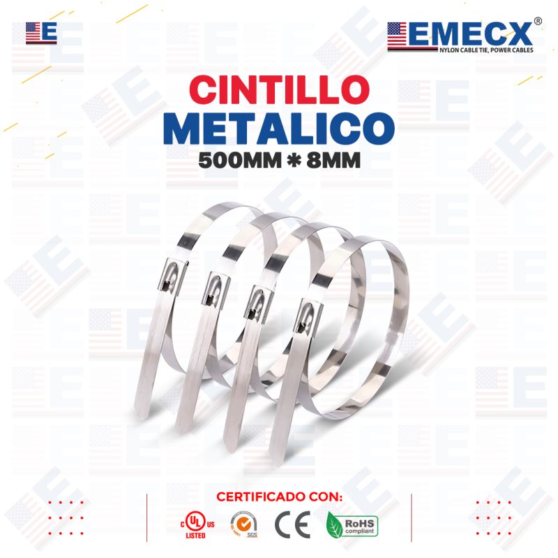 CINTILLO METALICO 500X8mm