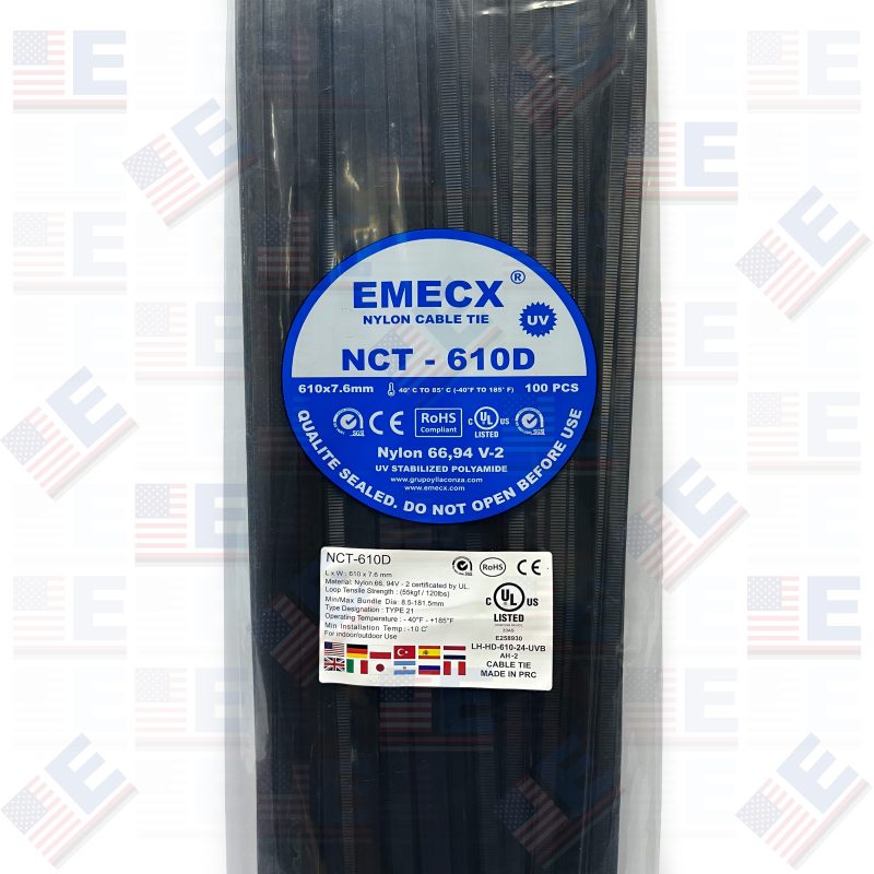 CINTILLO 610X7.6mm NEGRO