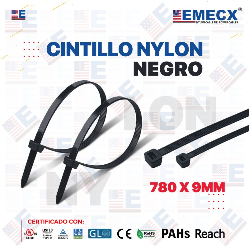CINTILLO 780X9mm NEGRO