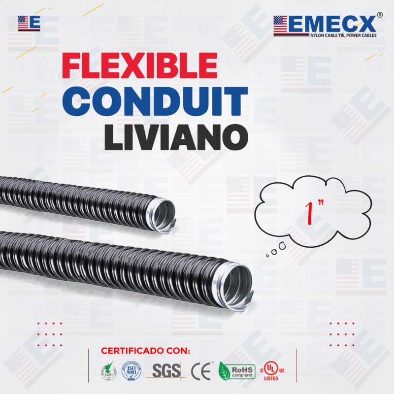 TUBERIA CONDUIT 1" FLEXIBLE LIVIANA