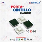 PORTACINTILLO 40X40 BLANCO