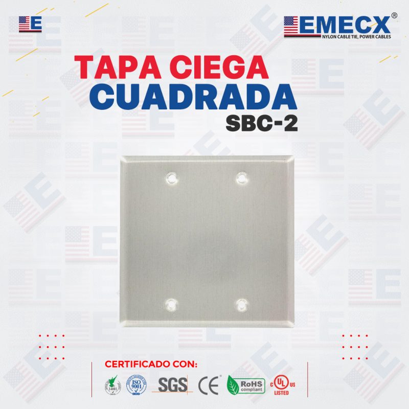 TAPA CIEGA SBC-2 CUADRADA - CONDUIT