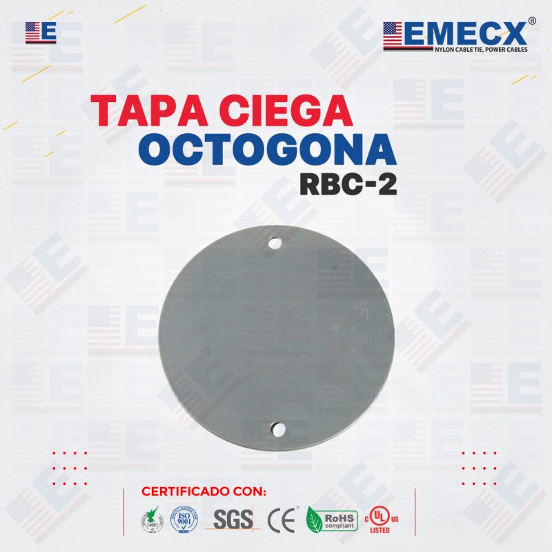 TAPA CIEGA RBC-2 OCTOGONAL - CONDUIT