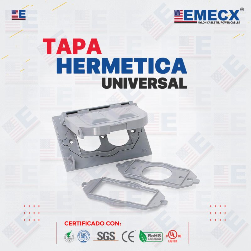 TAPA HERMÉTICA UNIVERSAL - CONDUIT
