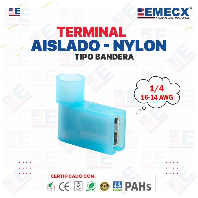 TERMINAL AZUL TIPO BANDERA