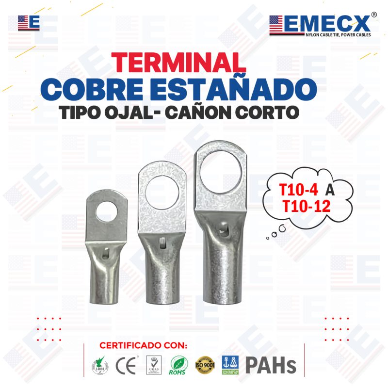 TERMINAL OJAL CAÑON CORTO T10