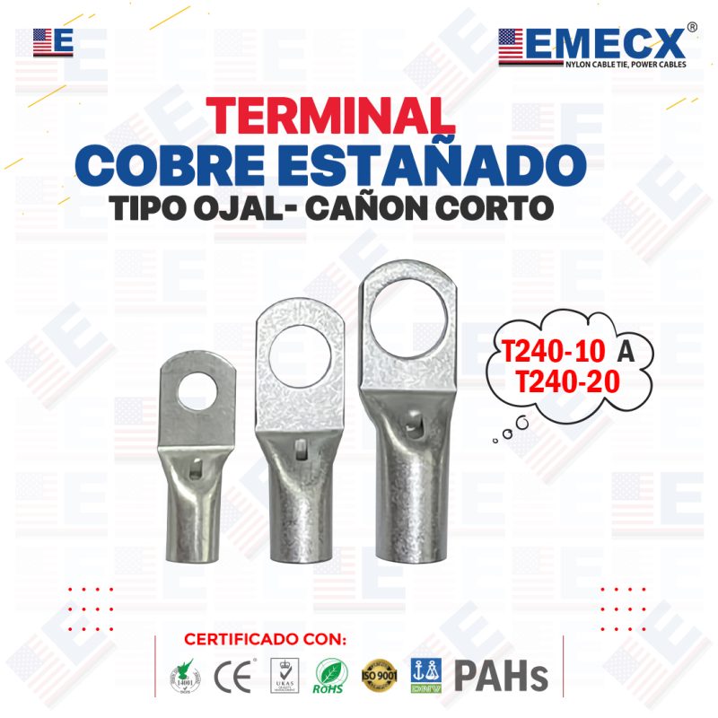 TERMINAL OJAL CAÑON CORTO T240