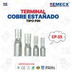 TERMINAL PIN COBRE ESTAÑADO CP-35