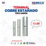 TERMINAL UNIÓN COBRE ESTAÑADO C-L50