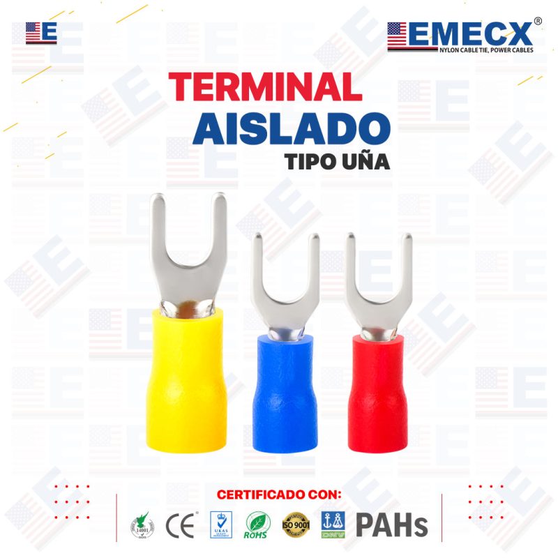 TERMINALES AISLADOS TIPO UÑA