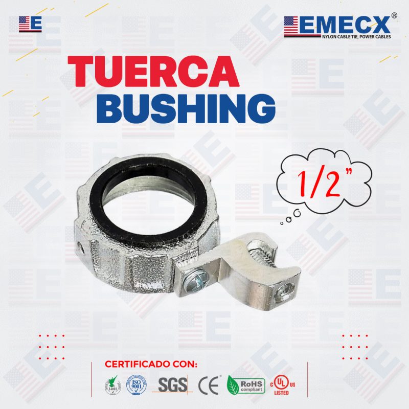 TUERCA BUSHING 1/2" - CONDUIT