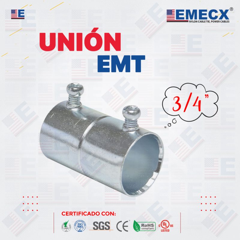 UNIÓN CONDUIT 3/4" EMT